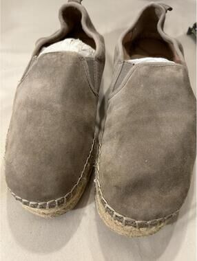 Sam Edelman Womens Carrin Suede Espadrille Platform Slip-On Shoes Tan Size 9M